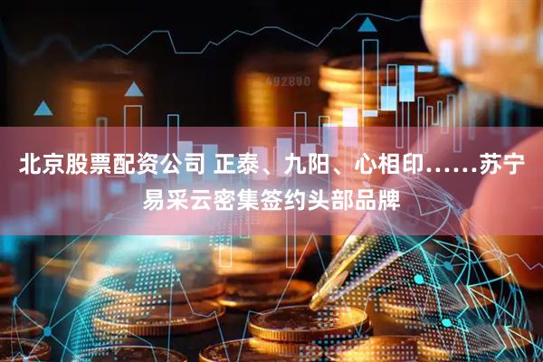 北京股票配资公司 正泰、九阳、心相印……苏宁易采云密集签约头部品牌